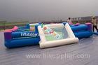 Playground Large Inflatable Football Game / Inflatable Soccer Field For Rental Business