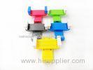Yellow Cell Phone Car Mount Holder , angled car air vent mobile phone holders