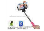 Telescopic Handheld trip smartphone Wired Selfie Monopod With Cable