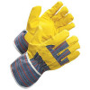 Vinyl halflined working gloves