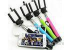 Cable Take Pole Wired Handheld Selfie Monopod For IOS Smart Phone