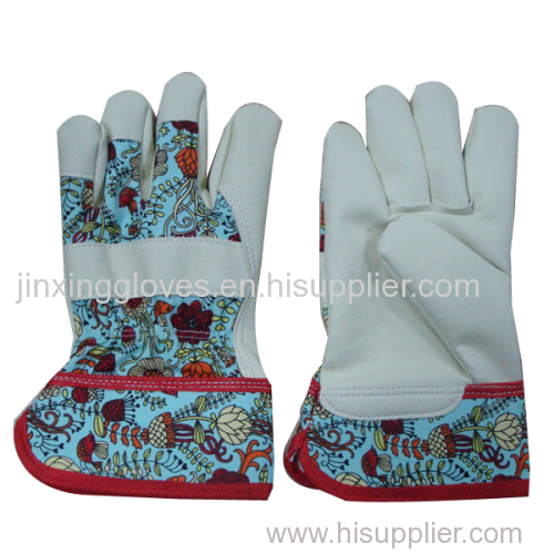 PU leather gardening work gloves