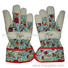 PU leather gardening work gloves