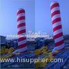 Durable Festival / Celebration Inflatable Advertising Balloons Stripe Tube With PVC / Oxford