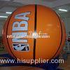 Playground Inflatable Advertising Balloons Basketball Shape With Digital Printing