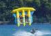Exciting PVC Inflatable Fly Fishing Boats Banana Shape for 3 - 6 Person Aqua Games