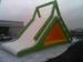 0.9mm PVC Tarpaulin Inflatable Water Slide / Aqua Inflatable Wet Slide for Outdoor Entertainment