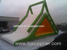 0.9mm PVC Tarpaulin Inflatable Water Slide / Aqua Inflatable Wet Slide for Outdoor Entertainment