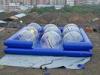 1.3m High Double Tube Inflatable Swimming Pools With Water Ball