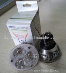 gu10 energy saving led bulb 3w smd led spotlight light cup GU10 4w 100-240V