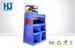 Blue Sports Corrugated Paper Cardboard Display Stand For Spider Man Socks