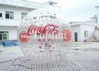 PVC / TPU Inflatable Zorb Ball , Inflatable Touch Advertising Logo Bubble Soccer