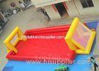 0.45mm - 0.55mm PVC Tarpaulin Inflatable Sports Games , Double Tube Football Field Sports Equipment