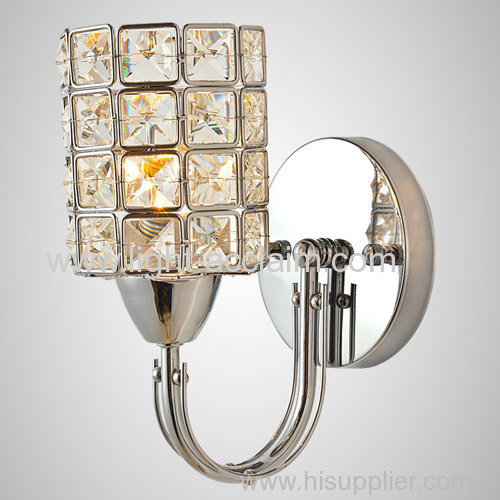 The modern Home Furnishing lighting lamp four square crystal lamp crystal wall sconce light fixture