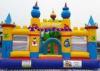 8m x 8m Custom Angry Birds Combi Bouncy Castle / Fun Run Obstacle Course