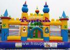 8m x 8m Custom Angry Birds Combi Bouncy Castle / Fun Run Obstacle Course
