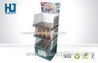 Custom Glossy Corrugated Cardboard Pallet Display Stands 4C Offest Printing