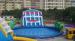 Big Blow Up Water Slides , Commercial Inflatable Pool Water Slides For Aqua Park Games