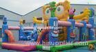 Large Outdoor Inflatable Fun City Castle Combo Bounce House For Kids