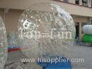 Outdoor Clear Inflatable Zorbing Ball / Big Glass Balls With 1 Year Warranty