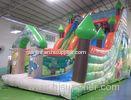 Fire Retardant 15OZ PVC Tarpaulin Huge Commercial Inflatable Slides Rental