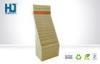 Cosmetic Cardboard Corrugated Paper Floor Display Stand For Body Care