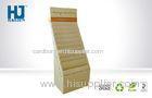 Cosmetic Cardboard Corrugated Paper Floor Display Stand For Body Care