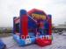 Commercial Grade Tarpaulin Inflatable Fun City Jumping Bouncers for Rent , Safety