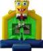 Indoor Inflatable Bounce House / Spongebob Squarepants Bounce House Moonwalk