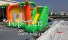 Rainforest theme 0.55mm PVC Funny Inflatable Jumping Castle For Children / Adult