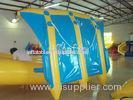 PVC Inflatable Flyfish Boat / Inflatable Flying Fish Boats Blue and Yellow