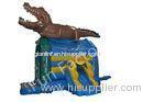 Playground Large Crocodile Inflatable Combo Bounce House with Slide