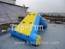 Commercial 0.9mm PVC Tarpaulin Inflatable Big Air Slide / Blob For Water Park