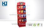 4C Offest Printing Cardboard Pallet Exhibition Display Stand For Snacks