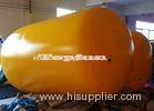 Inflatable Water Parks / Yellow Inflatable Cylinder Blob 2m Dia Or Customized