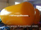 Inflatable Water Parks / Yellow Inflatable Cylinder Blob 2m Dia Or Customized