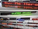 Digital LED Scrolling advertising signs Display RGB for bus taxi 7.62 mm Pixel Pitch