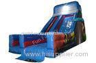 Big Double Lane Inflatable Dry Slides , Inflatable Water Slides For Kids
