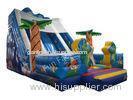 Sea World Outdoor Inflatable Water Slide For Kids , Inflatable Pool Water Slide