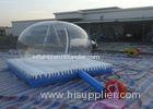 Christmas Inflatable Snow Globe / Clear Bubble Tent With Air Mattress and Zipper