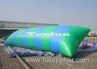 Inflatable Water Pillow For Water park , Water Tower Blob With Stripes