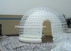 Semi Transparent Inflatable Bubble Tent / Yard Tent with white PVC tarpaulin