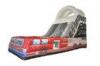 Interesting Giant Inflatable Slide For Kids , Fire Truck Inflatable Slide Rental