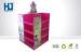 Retail Advertising Cardboard Floor Standing Displays For Gift Recyclable
