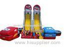 Big Inflatable Toys Car Theme Blow Up Slides With Commercial Grade PVC