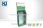 Promotional Floor Standing Advertising Cardboard Display Stand With Hooks For Key Ring