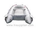 Double Walk Fabric Floor Inflatable Motor Boat With 0.9-1.2mm tarpaulin PVC