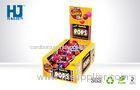 Customized Recycle Paper Counter Display Boxes , Folding Lollipop Box