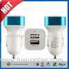 15W 3.1A Dual Port High Speed iPhone 6 Plus Car Charger For USA / Canada