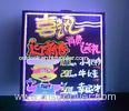 Super bright RGB erasable LED writing boards for food menu 80 * 100cm